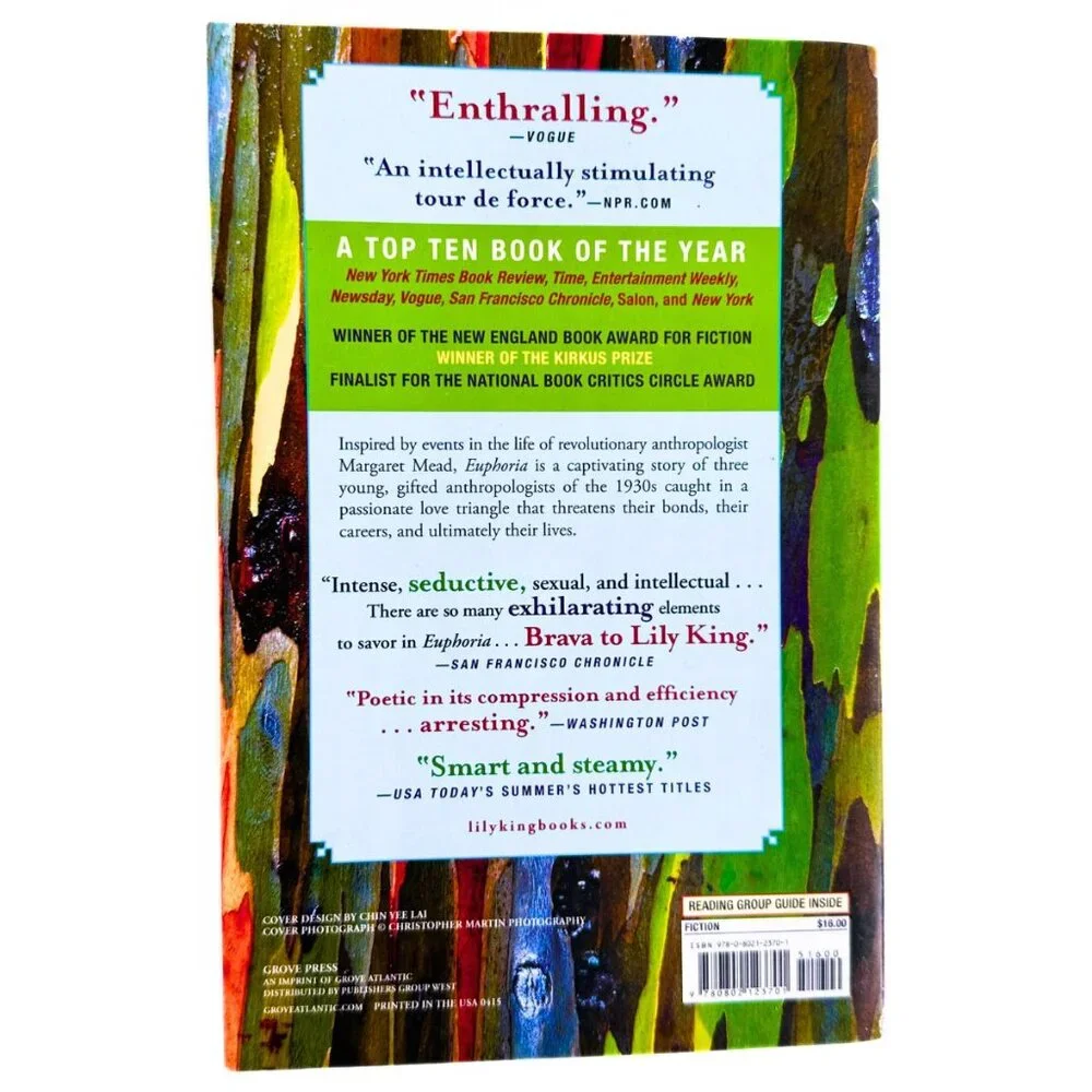 NOVEL Paperback - Euphoria by Lily King - NEW